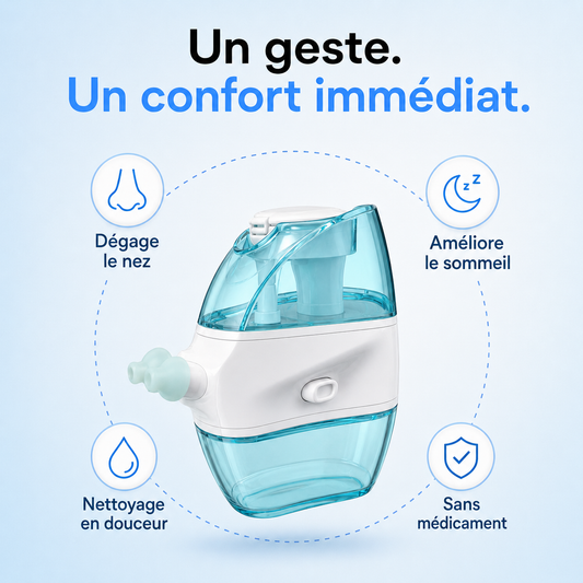 Aspirateur Nasal Électrique Sipora, un essentiel du kit premiers secours de bébé