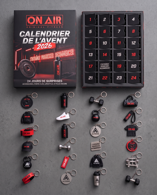Air Calendar — Calendrier de l'Avent Fitness (24 Porte-clés ON AIR)