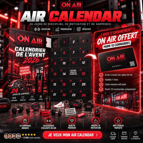Air Calendar — Calendrier de l'Avent Fitness (24 Porte-clés ON AIR)