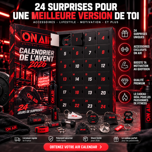 Air Calendar — Calendrier de l'Avent Fitness (24 Porte-clés ON AIR)